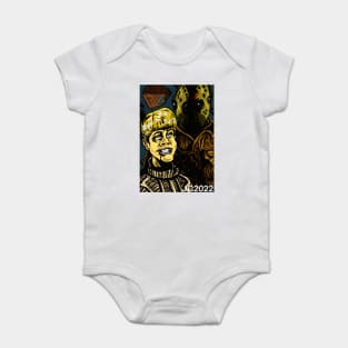Friday The 13th “Mother Knows Best” Pamela & Jason portrait (original) Baby Bodysuit